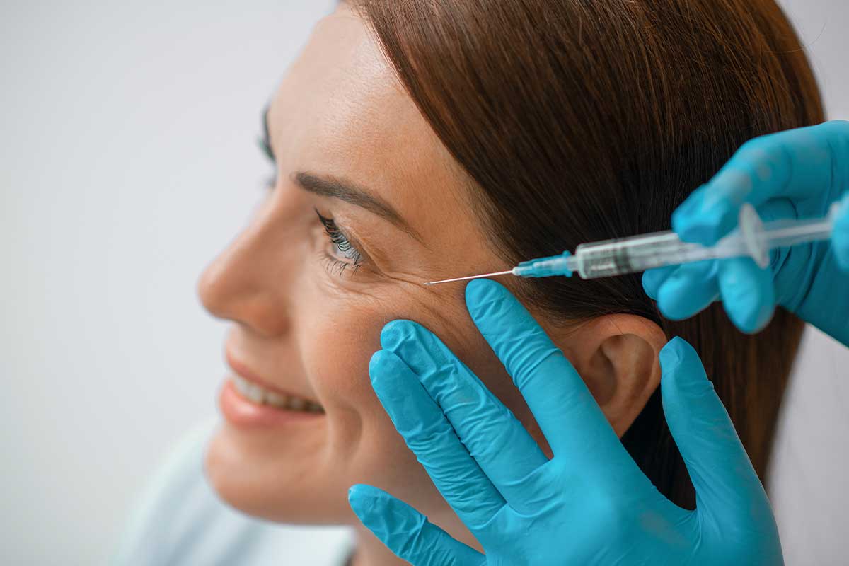 Woman getting a Botox treatment at Perfect Skin MD