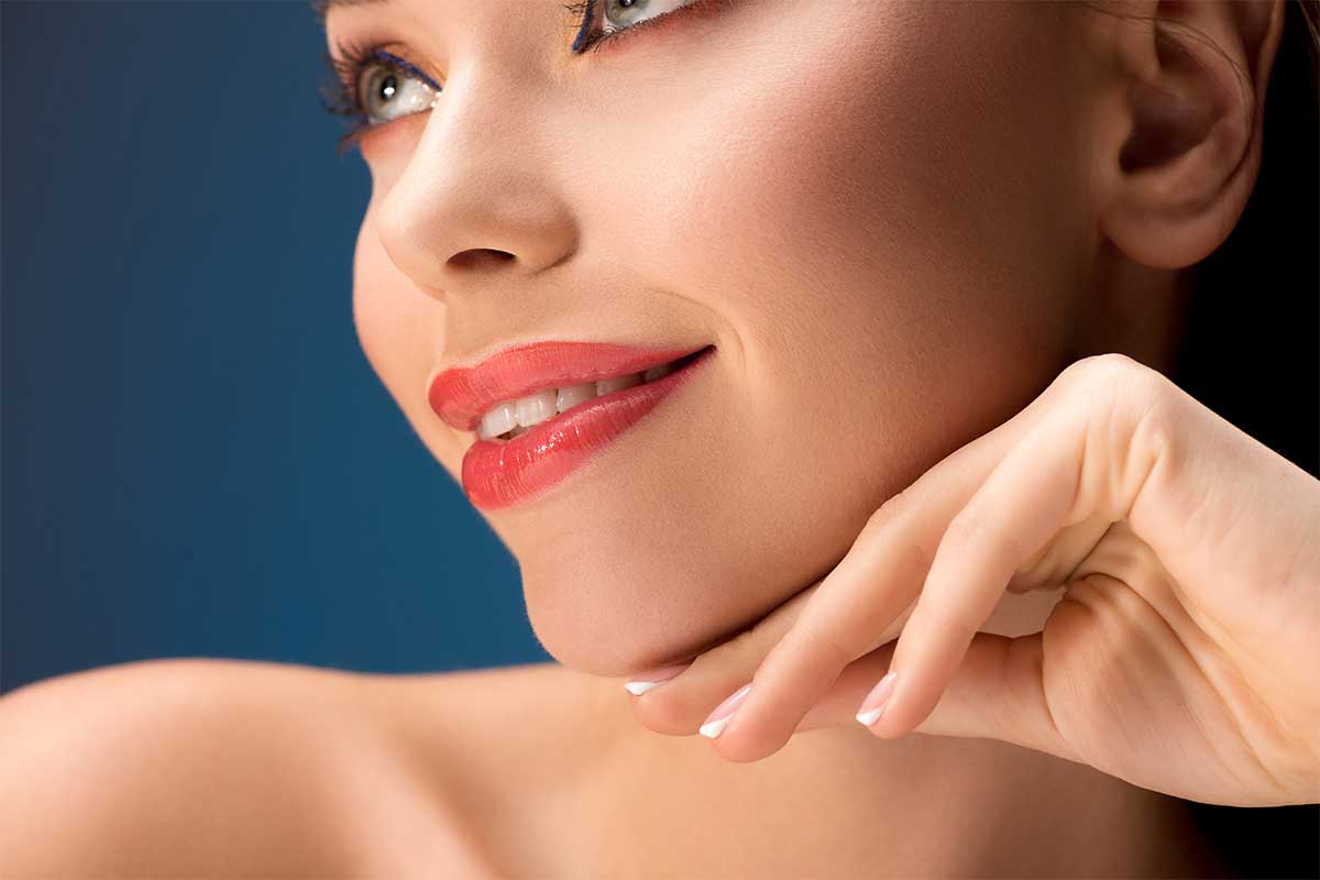 Beautiful woman use Botox for Facial Lines and Contours in Palm Beach area , Florida