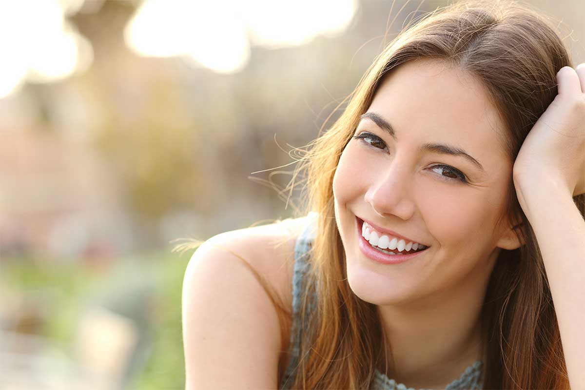 Girl with perfect smile